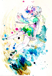 Jacaranda วาดโดย Rin Linin