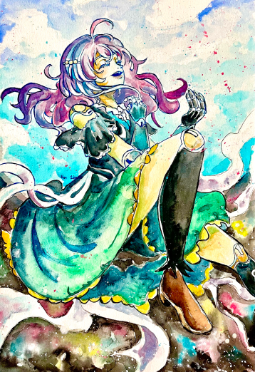 June Valeria วาดโดย Rin Linin