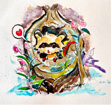 Fishtopher วาดโดย Rin Linin